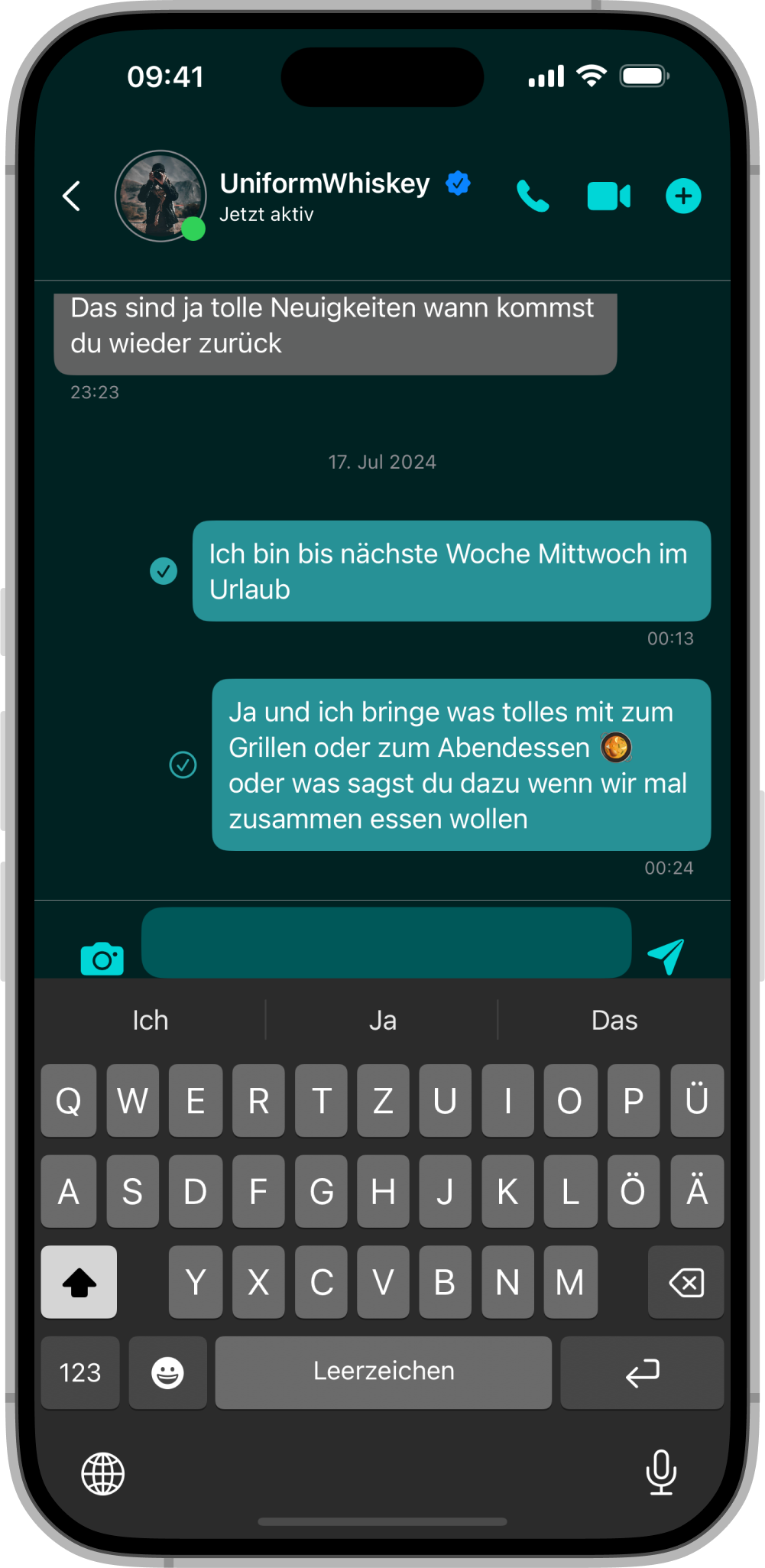 Chigoo Chat App Dark Bild 5