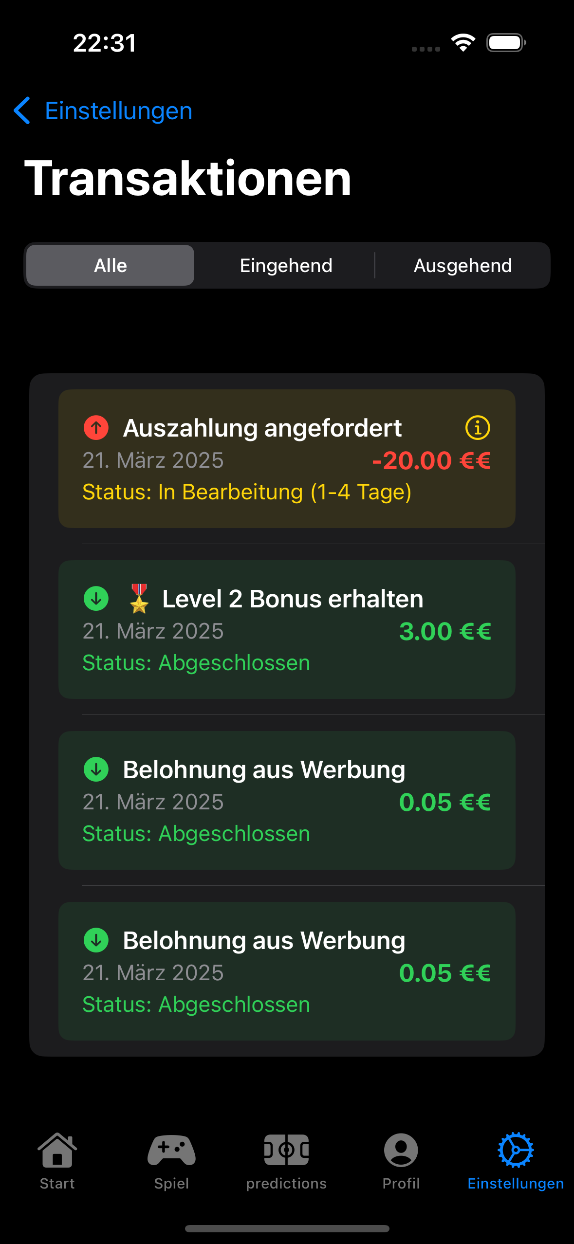 Cash Loop App Bild 14